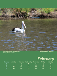 Winged Hearts Calendar 2015