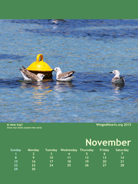 Winged Hearts Calendar 2015